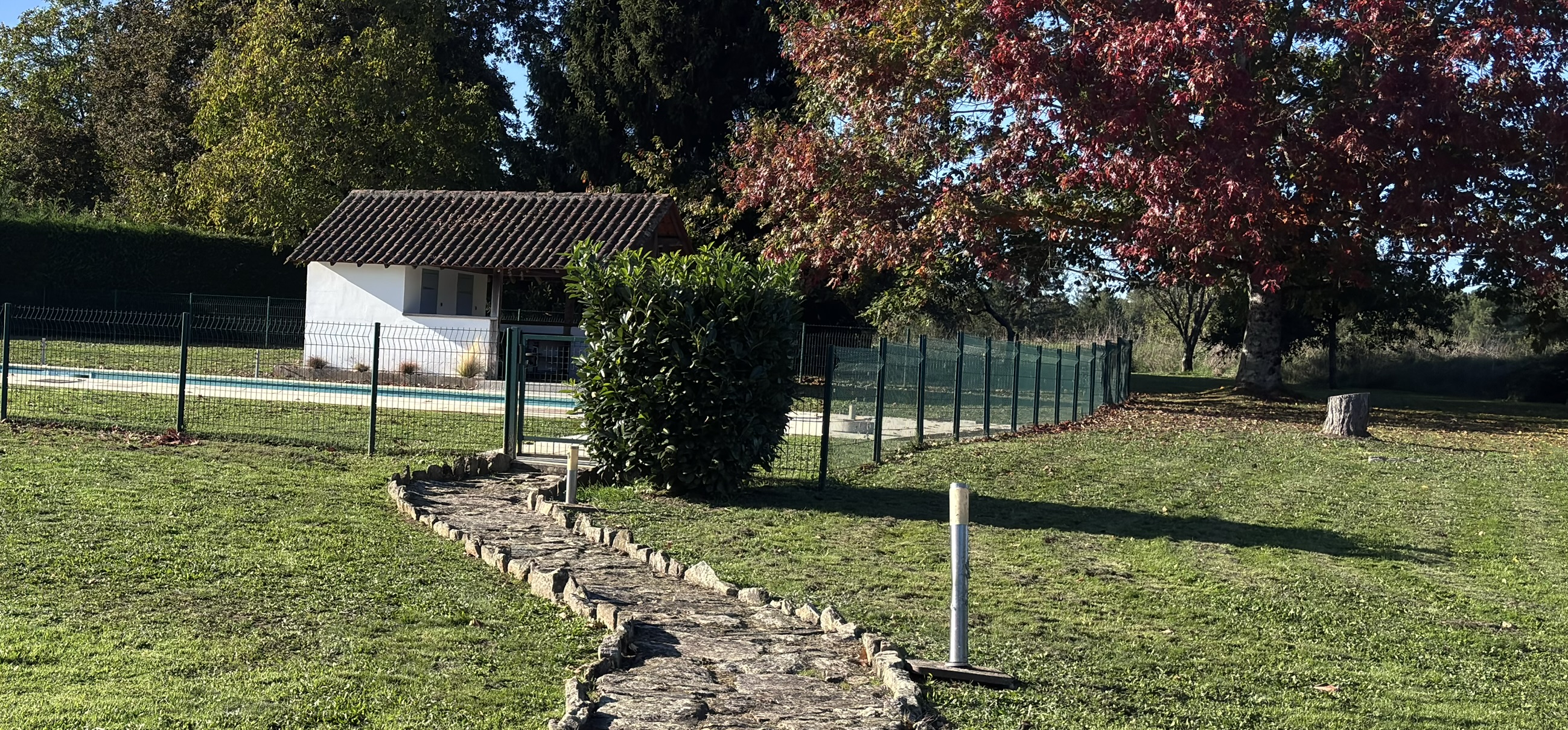 Garden grounds at the farmhouse